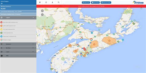 About The Map | Nova Scotia Power - California Power Outage Map ...