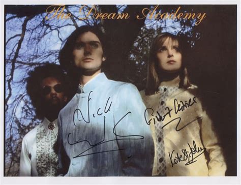 The Dream Academy (Band) SIGNED 8" x 10" Photo + Certificate Of ...