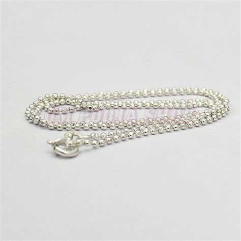 Ball Chain in Pure Sterling Silver for Gift Buy Now online