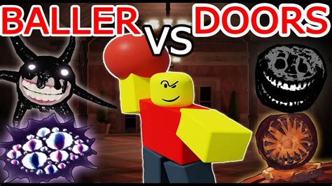 BALLER VERSUS DOORS MONSTERS! ROBLOX DOORS ANIMATION - YouTube