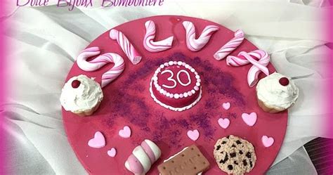 Dolce Bijoux Bomboniere: Cake topper per compleanno 30 anni con torta in miniatura dolci ...