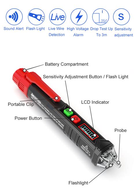 Non Contact Voltage Detector Best Voltage Tester - Non Contact Voltage ...