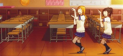 funny dance anime girl gif | WiffleGif