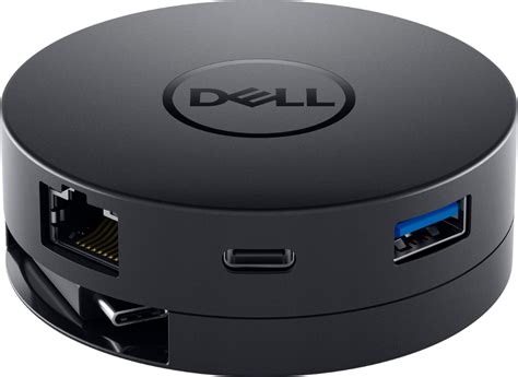 Dell DA300 - 6-in-1 USB-C Mobile Adapter and Dock - Black