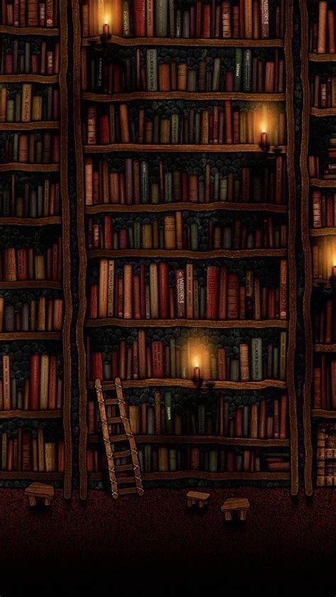 The Old-Fashioned Library | Iphone wallpaper books, Wallpaper bookshelf, Book wallpaper