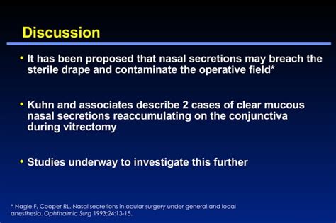 Reduction of Conjunctival Bacterial Flora with the Use of Mupirocin Nasal Ointment | PPT