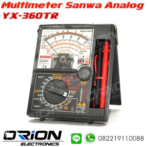 Multitester Multimeter Analog Manual Sanwa YX360TRF | Lazada Indonesia