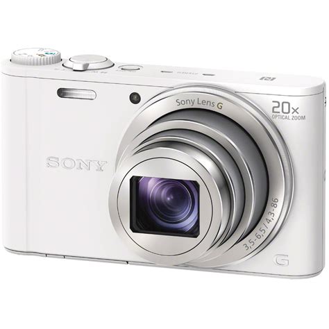 Sony Cyber-shot DSC-WX350 Digital Camera (White) DSCWX350/W B&H