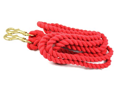 Buy Red Cotton Lead Rope 12mm from Fane Valley Stores Agricultural Supplies