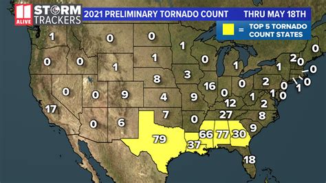 Georgia ranks fifth in the nation for number of tornadoes in 2021 | 11alive.com