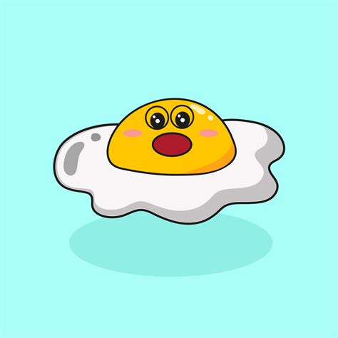 Cartoon Cute Egg Vector Editable Colorful Drawing Illustration 13735419 ...