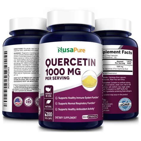 Quercetin Tablets Supplements Quercetin Complex