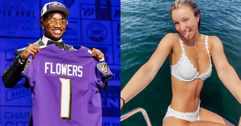 Fans Loving The Swimsuit Pics Of Ravens First-Round Pick's GF