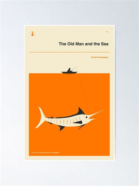 "The Old Man and the Sea" Poster for Sale by JazzberryBlue | Redbubble