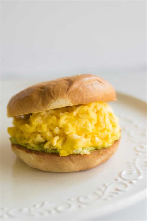 Creamy Scrambled Egg Sandwich - MJ and Hungryman