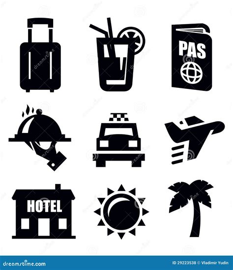 Travel icon stock vector. Illustration of tourism, cocktail - 29223538