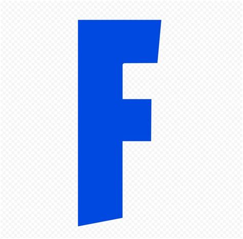 HD Blue F Fortnite Logo Letter PNG | Lettering, Letter logo, Fortnite