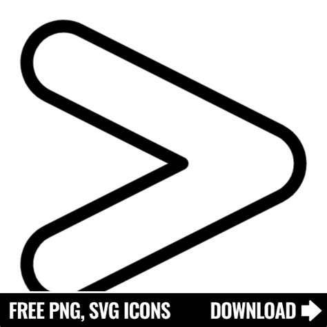 Free Greater Than Sign PNG, SVG Icon