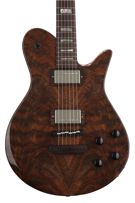 Fodera Imperial Custom Electric Guitar - Natural Walnut | Sweetwater