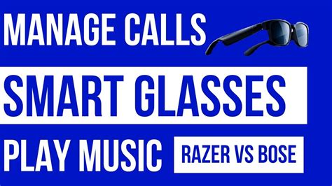 Razer Anzu vs Bose Frames Smart glasses Comparison - YouTube