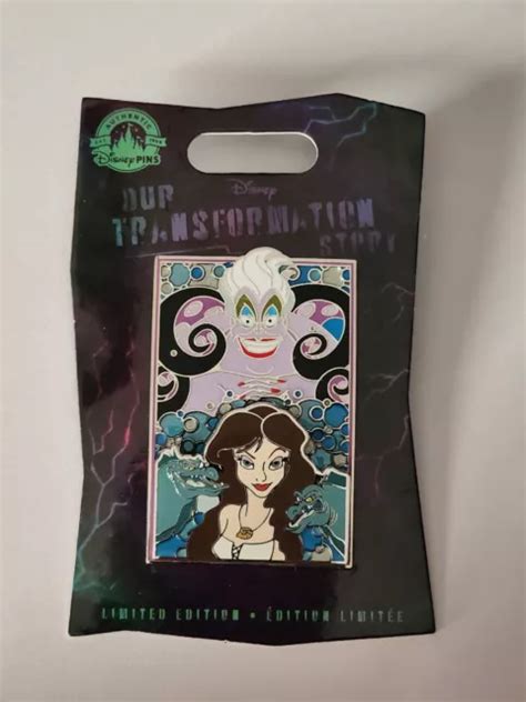 DISNEY THE LITTLE Mermaid Ursula/Vanessa Our Transformation Story Pin ...