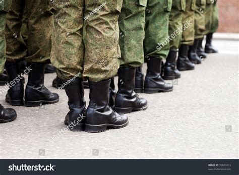 Army Parade Military Force Uniform Soldier Stock Photo 76881853 ...