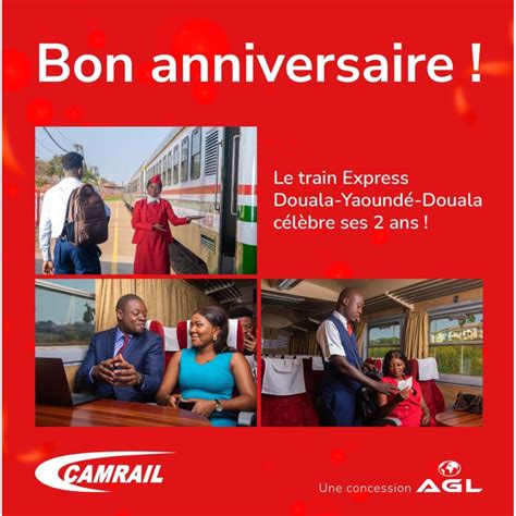 Le Train Express Douala – Yaoundé - Douala célèbre ses deux années de service - AGL - Africa ...