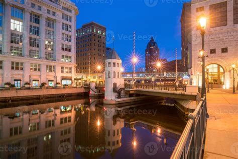 Downtown skyline with Buildings in Milwaukee USA 3178787 Stock Photo at ...