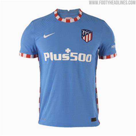 Atlético Madrid 21-22 Home, Away, Third & Fourth Kits Unveiled - Footy ...