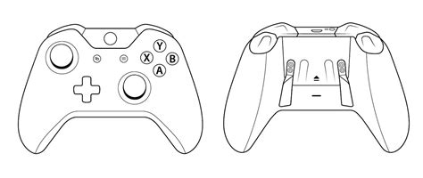 Xbox Controller Sketch at PaintingValley.com | Explore collection of ...