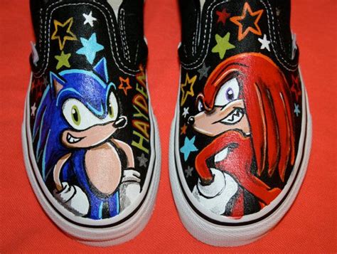 Perfect for your little Sonic or Knuckles fan! These adorable slip-on ...