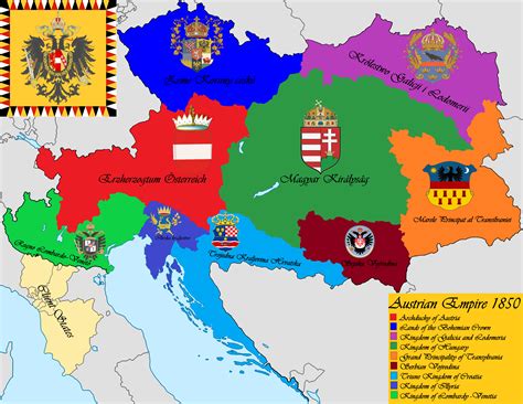 Austrian Empire 1850 (backstory in comments) : r/imaginarymaps