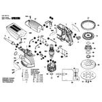Bosch ROS10 power sander parts | Sears PartsDirect