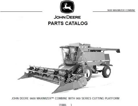 John Deere 9600 MAXIMIZER™ COMBINE WITH 900 SERIES CUTTING PLATFORM ...