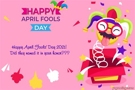 Colorful April Fools Day Card Images Download