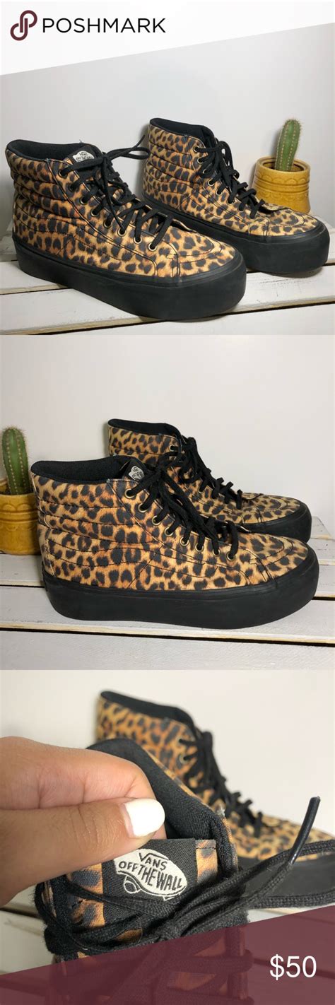 Platform Cheetah Print Vans | Print vans, Cheetah print vans, Cheetah print