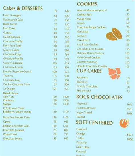 Front Street Bakery Menu, Menu for Front Street Bakery, CBD Belapur ...