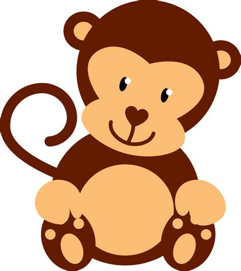 monkeys‿ ⁀ Monkeys, Clip Art, Scribble, - Safari Baby Animals Png Transparent Png - Full Size ...
