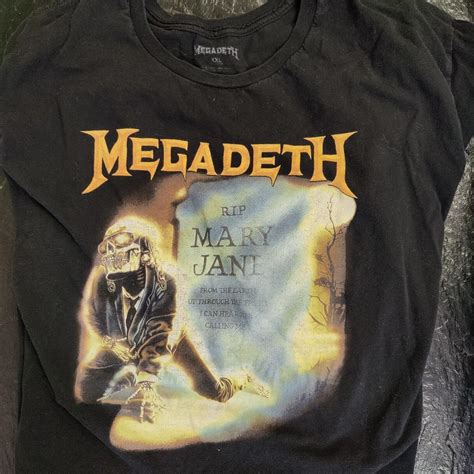 Megadeth - Mary Jane reissue shirt limited run 2020... - Depop