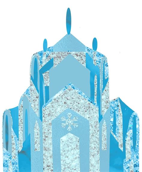 Frozen Elsa Ice Castle Cake Topper | Etsy | Castle cake topper, Ice castle cake, Castle cake