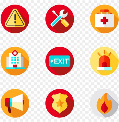 emergencies 50 icons - alert icon png - Free PNG Images | TOPpng