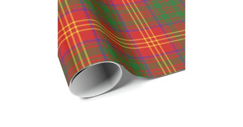 Clan Burns Tartan Plaid Pattern Wrapping Paper | Zazzle