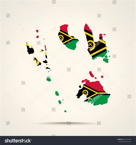 Map Vanuatu Vanuatu Flag Colors Stock Vector (Royalty Free) 409217644 | Shutterstock