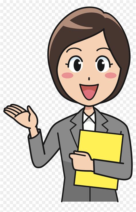 Big Image - Female Employee Clipart - Free Transparent PNG Clipart ...