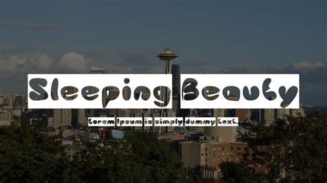 Sleeping Beauty Font Family : Download Free for Desktop & Webfont