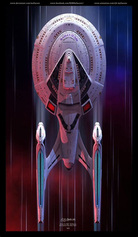 ArtStation - Star Trek - Sovereign Class - 2021