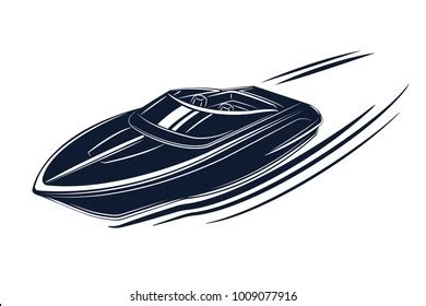 Speed Boat Silhouette