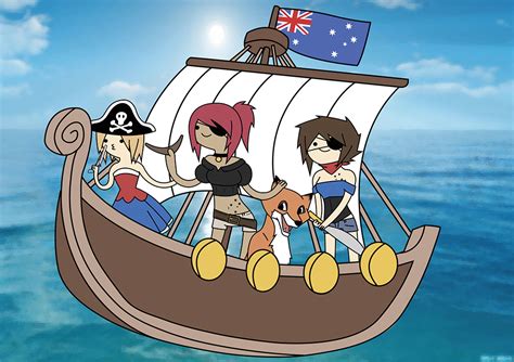 Adventure Time Aussie Pirate Girls by bloodwolf665 on DeviantArt