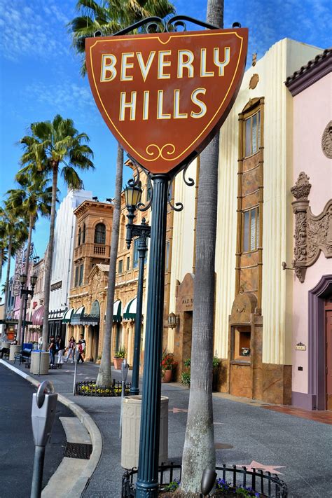 Beverly Hills City Limits Sign at Universal in Orlando, Florida ...