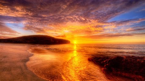 Download Nature Sunset HD Wallpaper